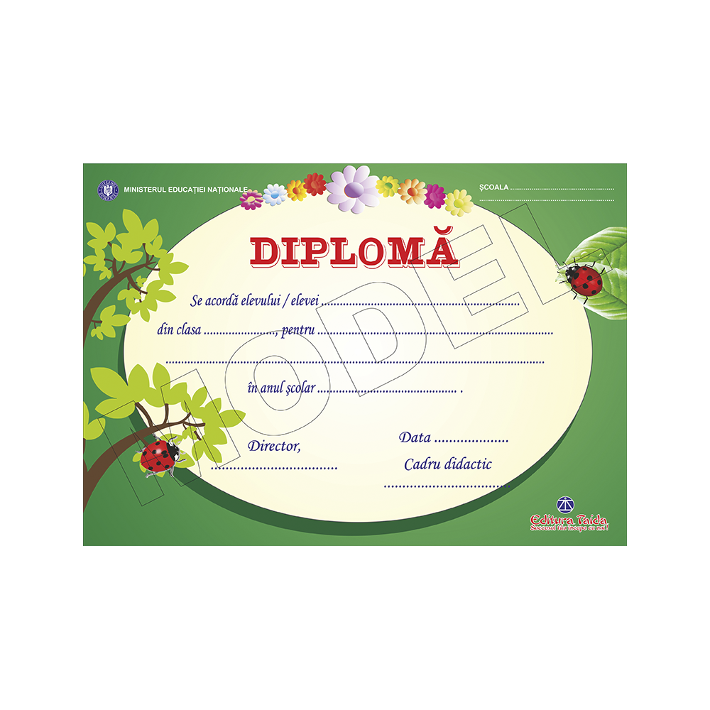 Diploma scolara 2016 model 5